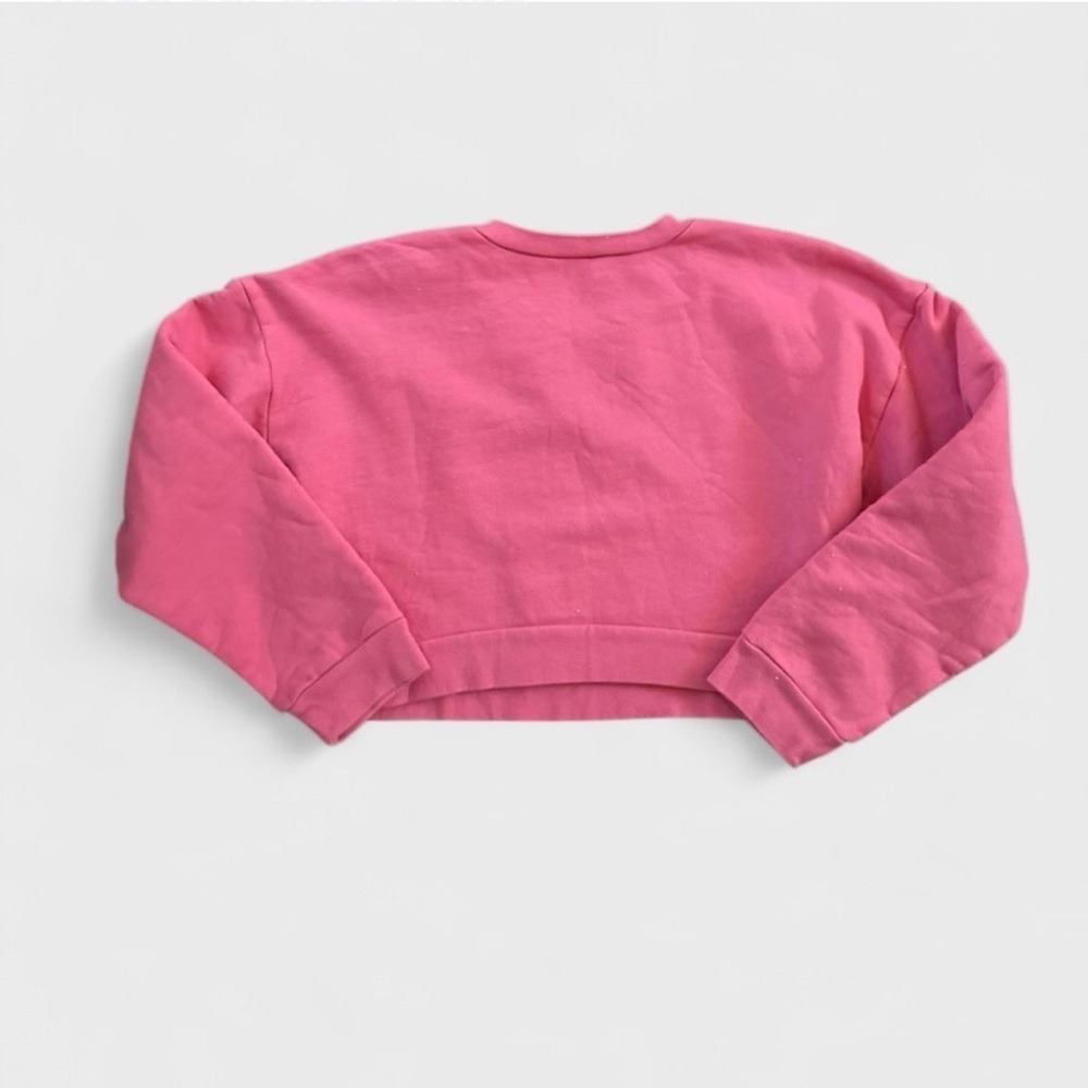 Reformation Hunter cropped sweatshirt pink size M-EUC - Picture 3 of 7